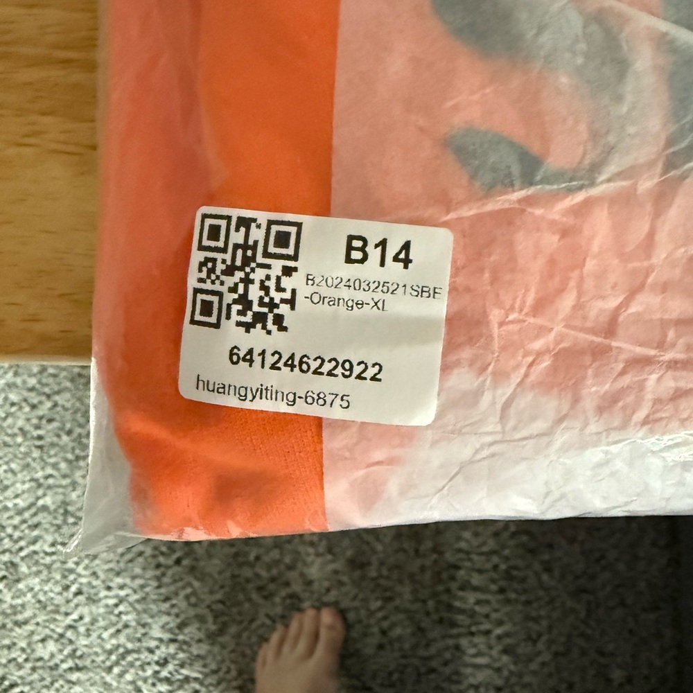 Orange XL Shirt